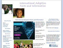 Tablet Screenshot of international-adoption-facts-and-information.com